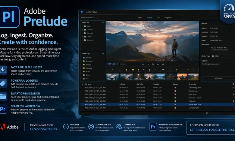 Adobe Prelude 2022 v22.6.1.3 Free Download (Win/Mac)