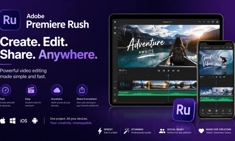 Download Adobe Premiere Rush 2.10.0.30 (Win/Mac/Android)